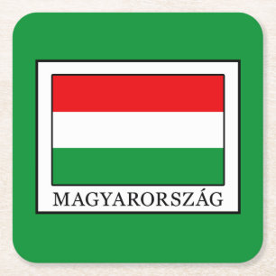 Dessous-de-verre Carré En Papier Magyarorszag
