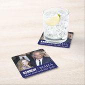 Dessous-de-verre Carré En Papier MAHA Rendre l'Amérique en santé Robert Kennedy jr (En situation)