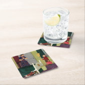 Dessous-de-verre Carré En Papier Maman, J'Ai Nettoyé Ma Chambre ! (En situation)