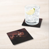 Dessous-de-verre Carré En Papier Maria Regrets, La Tour (En situation)