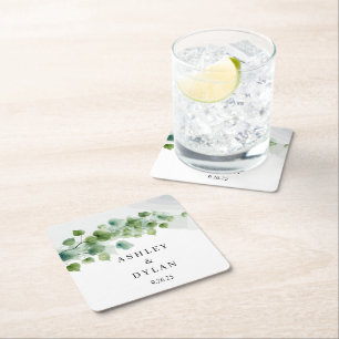 Dessous-de-verre Carré En Papier Mariage