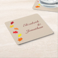 Mariage des feuilles automnales