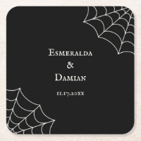 Mariage gothique noir et blanc