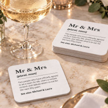 Mariage personnalisé M. Mme Réception des jeunes m