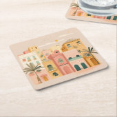 Dessous-de-verre Carré En Papier Maroc (Incliné)