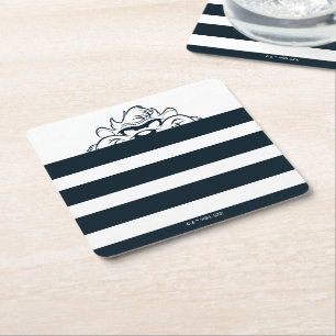 Dessous-de-verre Carré En Papier Masquage TAZ™ Dans Les Tracées