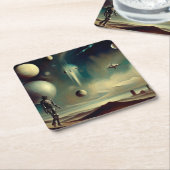 Dessous-de-verre Carré En Papier Masters danois SF 2 (Incliné)