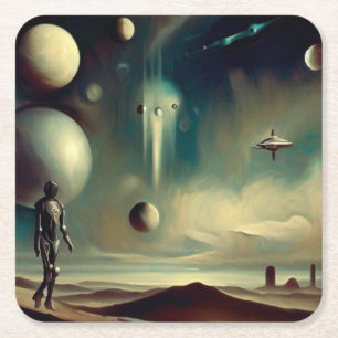 Dessous-de-verre Carré En Papier Masters danois SF 2