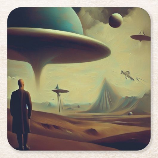 Dessous-de-verre Carré En Papier Masters danois SF 3 (Devant)