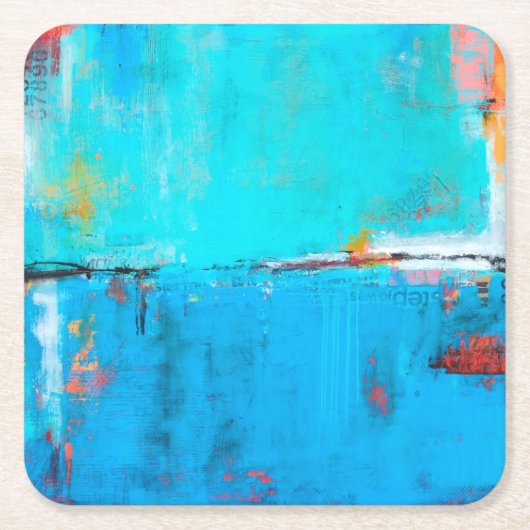 Dessous-de-verre Carré En Papier Matchbox Blues 5 (Devant)