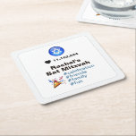 Dessous-de-verre Carré En Papier Médias sociaux Bat mitzvah Emoji ou Bar Mitzvah<br><div class="desc">Partage de photos applications de smartphone emoji Bat mitzvah ou dessous de verre de papier Bar Mitzvah. Cette conception personnalisée de dessous de verre papier est faite pour ressembler beaucoup à un partage de photos ou de vidéo partage d'applications de smartphone de médias sociaux. Il contient des hashtags, emojis, et...</div>