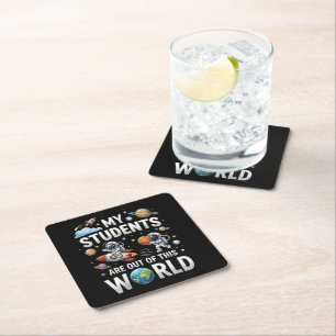 Dessous-de-verre Carré En Papier Mes élèves sont dans cet univers spatial