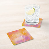 Dessous-de-verre Carré En Papier Métatron (En situation)