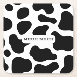 Dessous-de-verre Carré En Papier Meuh Meuh