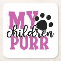 Mignonne Chat Maman Cadeaux Enfants Purr Kitty Paw