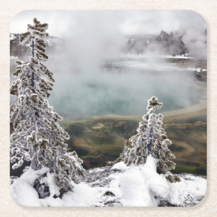 Dessous-de-verre Carré En Papier Milou Yellowstone