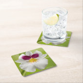 Dessous-de-verre Carré En Papier Miltoniopsis Roezlii (orchidées de pensée) (En situation)