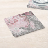 Dessous-de-verre Carré En Papier Minéraux vierges (Incliné)
