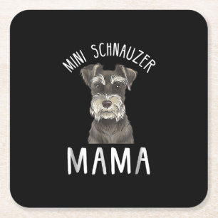 Dessous-de-verre Carré En Papier Mini-Mama T-shirt Mini Mama T-shirt