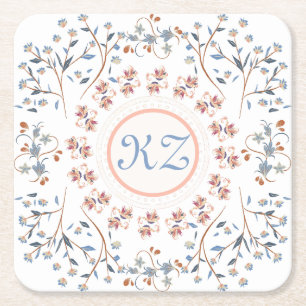 Dessous-de-verre Carré En Papier miroir compact