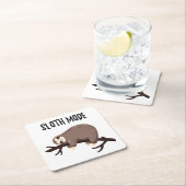 Dessous-de-verre Carré En Papier Mode de paresse (En situation)