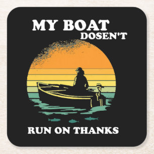 Dessous-de-verre Carré En Papier Mon Bateau Ne Fonctionne Pas Grâce