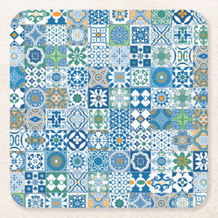Dessous-de-verre Carré En Papier Moroccan
