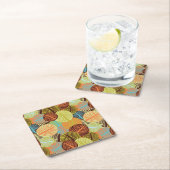 Dessous-de-verre Carré En Papier Motif abstrait (En situation)