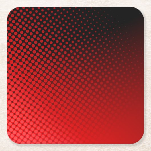 Dessous-de-verre Carré En Papier Motif de points (Devant)