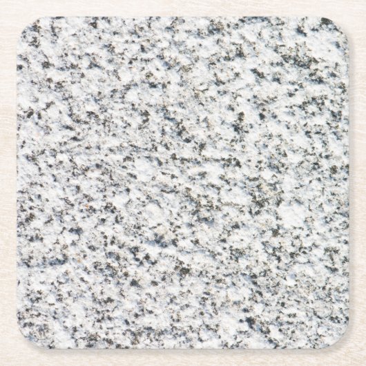 Dessous-de-verre Carré En Papier motif de surface granitique (Devant)