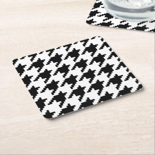 Dessous-de-verre Carré En Papier motif de vérification de la position de pied de ch
