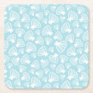 Dessous-de-verre Carré En Papier Motif d'été