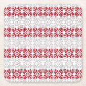 Dessous-de-verre Carré En Papier Motif géométrique SUN du matin letton II (Devant)