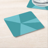 Dessous-de-verre Carré En Papier Motif géométrique triangles (Incliné)