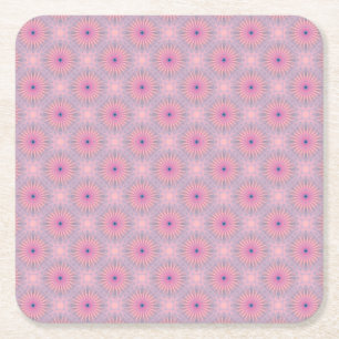 Dessous-de-verre Carré En Papier Motif Mandala