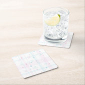 Dessous-de-verre Carré En Papier Motif mignon avec des chiens (En situation)