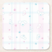 Dessous-de-verre Carré En Papier Motif mignon avec des chiens (Devant)