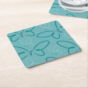 Dessous-de-verre Carré En Papier Motif papillon