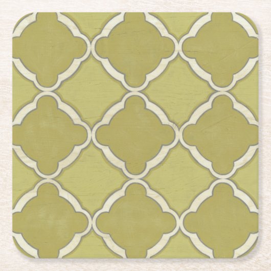 Dessous-de-verre Carré En Papier Motifs du marché IX (Devant)