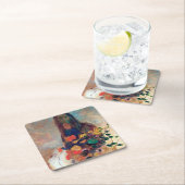 Dessous-de-verre Carré En Papier Mystère, Redon (En situation)