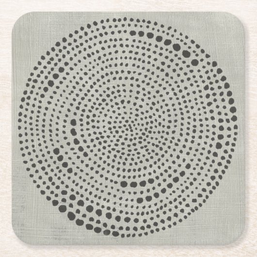 Dessous-de-verre Carré En Papier Mythos - Cercle (Devant)