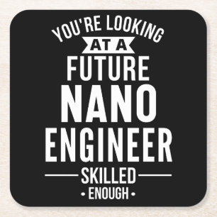 Dessous-de-verre Carré En Papier NANO cadeau ingénieur