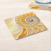Dessous-de-verre Carré En Papier Nautilus (Incliné)