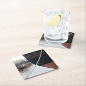 Dessous-de-verre Carré En Papier Navires (En situation)