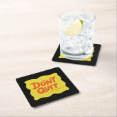 Dessous-de-verre Carré En Papier Ne quittez pas (En situation)