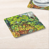 Dessous-de-verre Carré En Papier Neat, Sweet et in the Side Pocket, Mexique (Incliné)