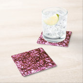 Dessous-de-verre Carré En Papier Neurones (En situation)