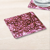 Dessous-de-verre Carré En Papier Neurones (Incliné)
