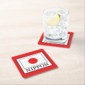 Dessous-de-verre Carré En Papier Nippon (En situation)