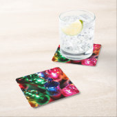 Dessous-de-verre Carré En Papier Noël (En situation)